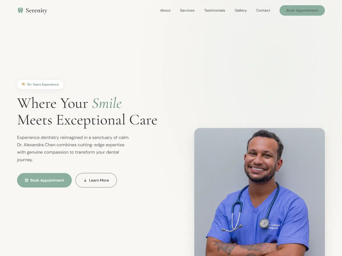 Serenity Dental & Medical: Medical_&_Healthcare project by SoulPlex Studios